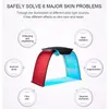 7 Colors PDF Led Mask Facial Light Therapy Skin Rejuvenation Device with Warm Cold Spray Acne Remover BeautyTreatment