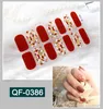 9 folhas / Set Mixed Nail design Art Stickers Set Lua Glitter Decalques cobertura integral Slider Wraps para Crianças Mulher grávida Decor Manicure