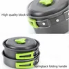 portable camping cooking set