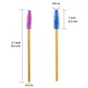 50 PCS Eyelash Brushes Makeup Brushes Disponibla Mascara Wands Applicator Eye Lashes Cosmetic Brush Gold Stick Makeup Tools8050986