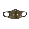 Moda Bling Bling Rhinestone Yüz Maskeleri toz geçirmez Elmas Koruyucu Yıkanabilir Yeniden kullanılabilir Rhinestones Yüz CYZ2609 400pcs Maske