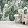 Niestandardowe Po 3D Mural Tapeta Tropikalne liście wystrój ścienne malowanie sypialni salon telewizja tło Fresco Pokrywa Ściana 233o