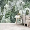 Custom Photo 3D Mural Wallpaper Tropical Plant Leaves Wall Decor Painting Bedroom Living Room TV Background Fresco Wall Covering