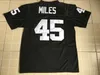 45 Boobie Miles 금요일 야간 조명 C 패치가있는 미국 축구 유니폼 # 35 Boobie Miles Men 's High School Jersey Swen Stitch