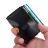 Designer de moda Ultra Thin Metal Aluminium Business Card Titular Dinheiro Clipe RFID bloqueando homens mulheres wallet5814387