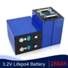 48PCS 3.2V 280AH LIFEPO4 Batteri Litiumjärnfosfat Prismatic Cell Solceller LIFEPO4 Energi lagringssystem EU US Tax Free