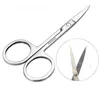 Maquiagem sobrancelha Scissor com a Sharp cabeça de aço inoxidável Mulheres Brow Maquiagem Ferramenta Curvo Manicure cutícula ass Cutting