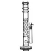 Narghilè 16 "Cube perc Bong con 30 catchers bong in vetro gorgogliatori che fumano pipa ad acqua stile sorprendente grande pesante