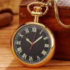 Luxury Sliver Mekanisk Pocket Watch Lysande Händer Män Kvinnor Guldfärg Romersk Nummer FOB Kedja Ryssland Automatisk Bra Klocka CX200807