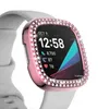 Crystal PC Screen Screen Protector غطاء ناعم لـ Fitbit Versa 3 / Sense Watch Case Case Pumper مقاومة للخدش