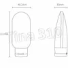 新しい60mlポータブルPEボトルミニ空の旅行パッキングボトルローションシャンプーバスボトルコンテナトラベルボトルT500267