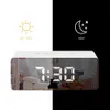 Relógio de Snooze Digital espelho do espelho LED