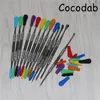 Dabber Tools Dab Wax Tool Концентрат дымовой трубы Силиконовый нектар с титановым наконечником GR2 Соломенные нефтяные вышки DHL