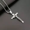 316L stal nierdzewna Hip Hop Jewlery Jezus Cross Wisiant Mężczyźni Mężczyźni Kobiety Street Dance Rock Rapper Religion Akcesoria