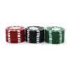 Poker chip style 40 mm 3 parti smerigliatrice per erbe in alluminio frantoio per tabacco accessori per fumatori DHL veloce 8806683