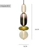 New selling modern minimalist Nordic led chandelier light creative personality glass ball pendant lights hotel bedside pendant lamp