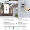 Freeshipping Tuya Smart App Remote Unlock WiFi IP Video Door Phone Video Intercom System Motion Detection Code Keypad RFID Camera