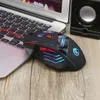 Mouse da gioco cablato 5500 DPI LED regolabile USB ottico Mouse per computer Silenzioso / audio Gioco professionale Mause per PC portatile Gamer