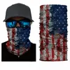 Magic Scarf Bandana National Flag Face Masks Multifunktionell Outdoor Headscarf Andningsbar Svettabsorberande Mask Outdoor Neck Cover Zcgy55