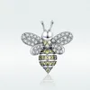 Breloque en argent Sterling 100% véritable, Vintage, serti de pavé, jolie abeille, adaptée au Bracelet, 925, Stamped275J4320031