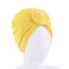 Moda donna turbante musulmano cappelli nodo islamico arabo elastico chemio cancro copricapo donna perdita di capelli copricapo accessori