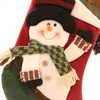 Boże Narodzenie skarpetki dekoracji cukierki prezent torba 44x28 cm wisiorek rekwizyty Santa Snowman Sock prezent moda