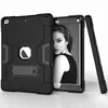 Heavy Duty Shockproof Trwała Chorupa Drop Ochrona Ochronna Case Kickstand dla Nowego 9,7-calowego IPAD (2018/2017) A1822 / A1823 / A1893 / A1954