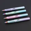 High quality Frosted plastic Fountain Pen posture correction transparent gift pen Stationery Office school supplies Writing1