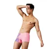 Sexy uomo Costumi da bagno Boxer Shorts uomo vita bassa Pantaloncini da surf design creativo Costumi da bagno Boxer Shorts Maillot De Bain costume da bagno Fashi