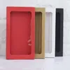 200st Kraft Paper Drawer Cardboard för telefonfodral smycken Förpackningslåda Röd Vit svart Kraft Paper Slid Style Box Fast 2590