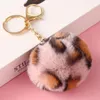 37 Colors 8cm Imitate Rabbit Fur Ball Keychain Pom Pom Car Keychain Handbag Keychain Fluffy Faux Rabbit Fur Key Ring4609490