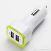 21A LED USB Dual 2-poorts adapteraansluiting Autolader USB-oplader met LED-licht voor alle telefoons Samsung HTC2770865