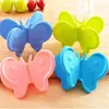 2st / set Butterfly Cake Bakeware Värmebeständig Silikonugn Handsk Finger Hand Clip Ugn Mitt Bekväm Potthållare Pottklämmor