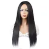 Ishow 28 30inch Brazilian Water Loose Deep Straight Long Human Hair Wigs Middle Part Peruvian Curly None Lace Wigs Indian Hair Body