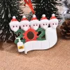 ¡Lo mas barato! ¡En stock! 2020 DIY adornos de Navidad escribibles colgante de Papá Noel decoración del hogar de Navidad regalos de Navidad de moda A12