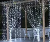 3Mx3M 300 LED 12 drop String Fairy Curtain Lights Christmas lamps 110V-220V AU UK EU US plug