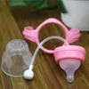 8 oz Baby Sippy Nipple Cup DIY Sublimación Tetina de acero inoxidable Doble pared Vaso aislado Taza de viaje Frascos de agua rectos LJJP382