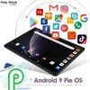 Tablet PC Globaal 10 inch Android 9.0 32 GB EMMC Opslag 5.0MP Camera IPS 1280x800 2.5D Glazen scherm Wifi GPS -geschenken1