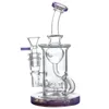 6 Zoll Mini Heady Recycler Glasbongs Klein Glas Wasserpfeifen Glasbong Kleine Dab Bohrinseln Duschkopf Perc Wasserpfeifen Wasserpfeife XL-2071