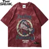 Hip Hop T-shirt Hommes 2020 Streetwear Imprimer Wild Horse Tshirt Harajuku Tops d'été T-shirts à manches courtes en coton lâche T-shirt Tie Dye LJ200827