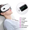 Eye Massager With HD Screen Pressotherapy Acupuncture Massage Heated Vibration Eye Mask With Bluetooth Music Relaxation Health