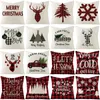 Kerst Kussensloop Cover European Plaid Cushion Cover Linnen Bank Sierkussen Covers Meubilair Kussensloop Cover Levert 20 Designs BT192