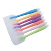 Baka Gadget Silikon Kök Tillbehör Mjuk sömlös Spatel Butter Cream Scraper Brush Baking Maker 6Colors LX3329