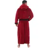 WOMAIL Mens Solid Winter Lengthened Bathrobe Plush Shawl Home Clothes Long Sleeved Robe Coat Soft Handfeel Pajama Bathrobe CX200813