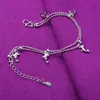 Korean style fashion women's double-layer dolphin bracelet anklet silver jewelry