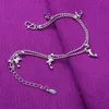 Korean style fashion women's double-layer dolphin bracelet anklet silver jewelry