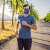 Maschera da ciclismo con valvola di respirazione con filtro Earloops Maschera protettiva antipolvere a prova di foschia Uomo Donna Maschere per sport all'aria aperta