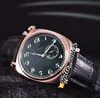 New Historiques American 1921 Steel Case 82035 000p-B168 Vit Dial Automatic Mens Watch Leather Strap Gents klockor Hello Watch 5240n