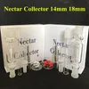 Nectar Collector Kit Glazen rooktips met titanium en kwarts nagelschotel 14 mm 18 mm glazen pijp op voorraad