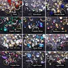 1Box 3D Nail Rhinestones Stones Mixed Colorful Decals with Nail Curved Tweezer Crystals Nail Art DIY Design Decorations9070686